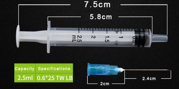 注射器具必須做到一人一針一管