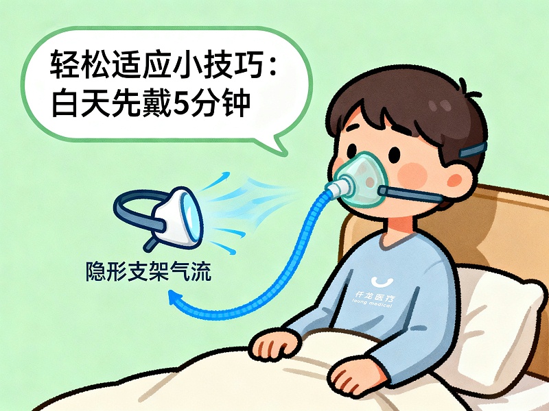 插圖2：呼吸機適應